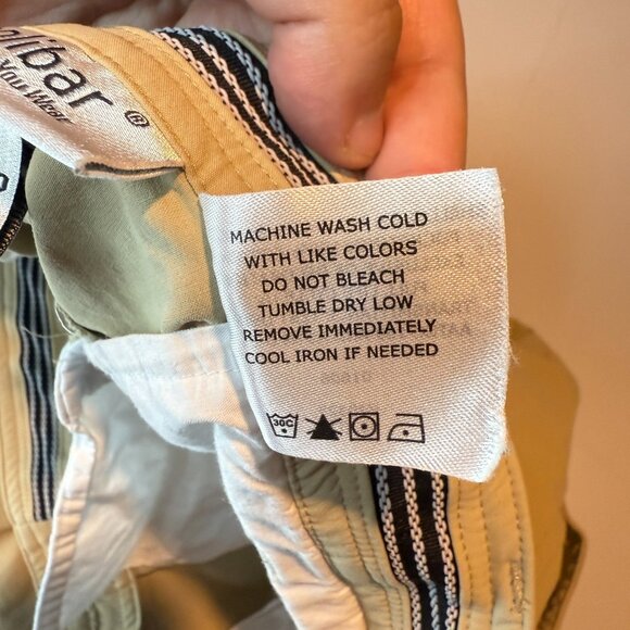 Coolibar Men 36 Performance Pants UPF 50+ Beige Khaki Stretch Straight Leg Sport - Picture 6 of 10